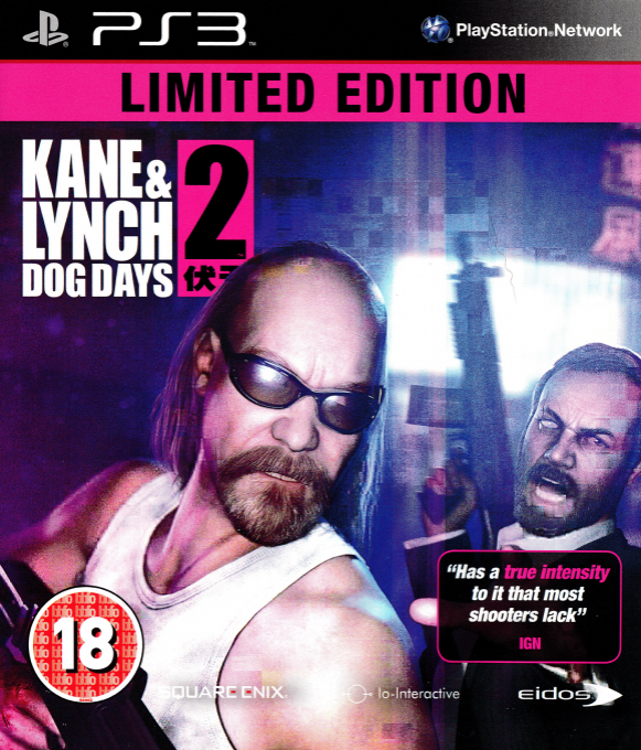 Kane & Lynch 2 - Dog Days — box-2D (UK)