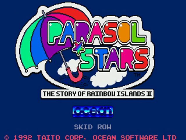 Parasol Stars - Rainbow Islands 2 — sstitle (WOR)