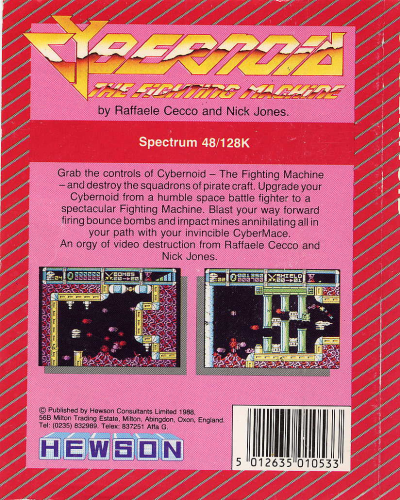 Cybernoid - The Fighting Machine — box-2D-back (EU)