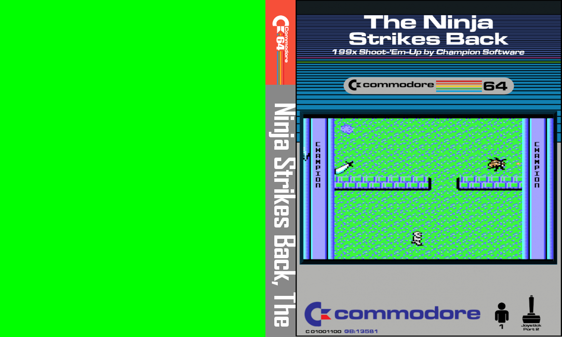The Ninja Strikes Back — box-texture (CUS)
