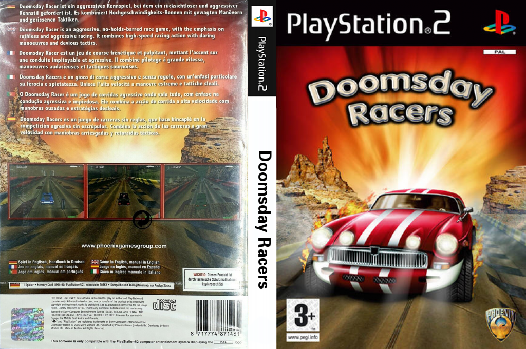Doomsday Racers — box-texture (EU)