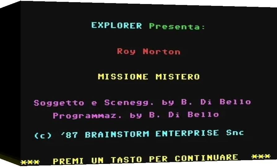 Roy Norton : Missione Mistero — box-3D (WOR)