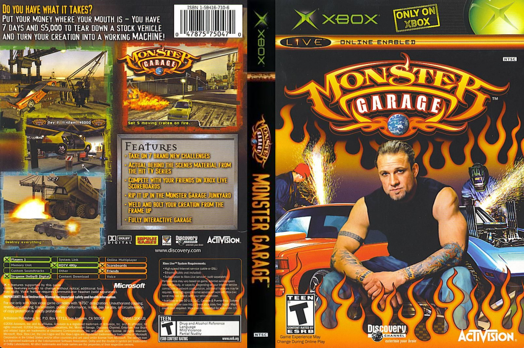 Monster Garage — box-texture (US)