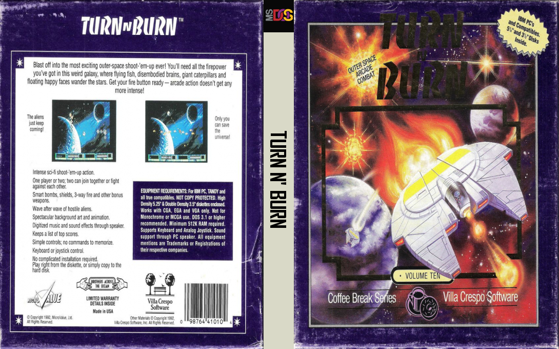 Turn N' Burn — box-texture (US)