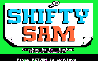 Shifty Sam — sstitle (WOR)