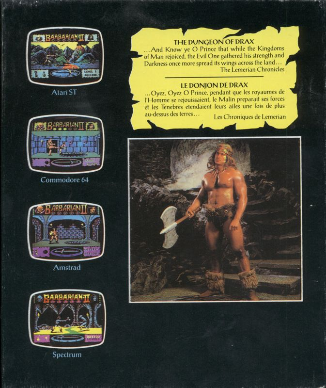 Axe Of Rage — box-2D-back (EU)