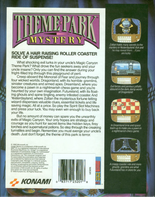 Theme Park Mystery — box-2D-back (US)