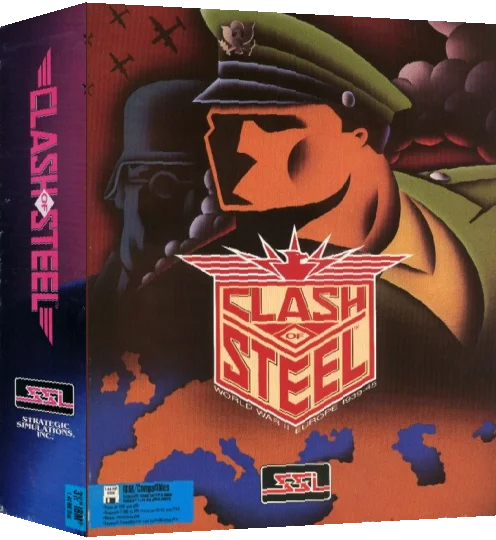 Clash Of Steel - World War 2 - Europe 1939-45 — box-3D (US)