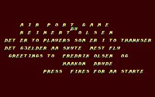 Air Port Game — sstitle (WOR)