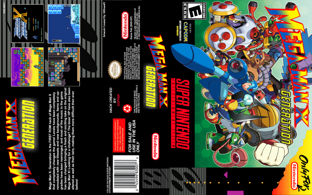 MegaMan X : Generation — box-texture (US)