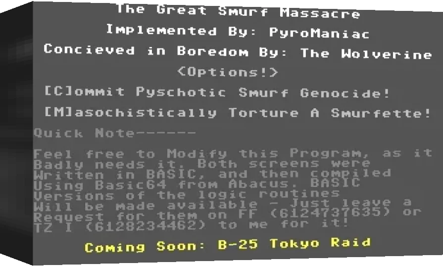 Gi Joe 2 - The Smurf Massacre — box-3D (WOR)