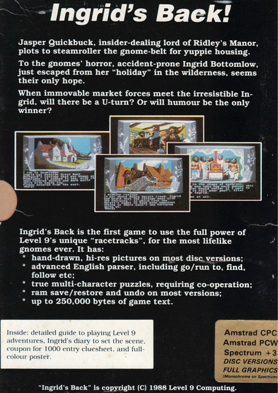 Ingrid's Back! — box-2D-back (EU)