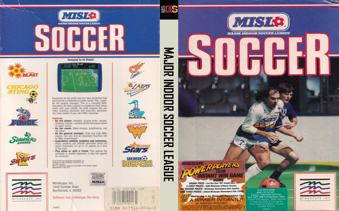 American Indoor Soccer — box-texture (US)