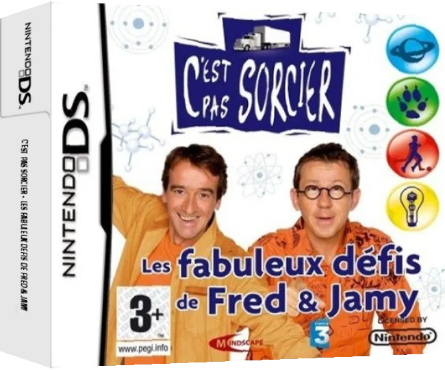 C'Est Pas Sorcier - Les Fabuleux Defis de Fred & Jamy — box-3D (FR)