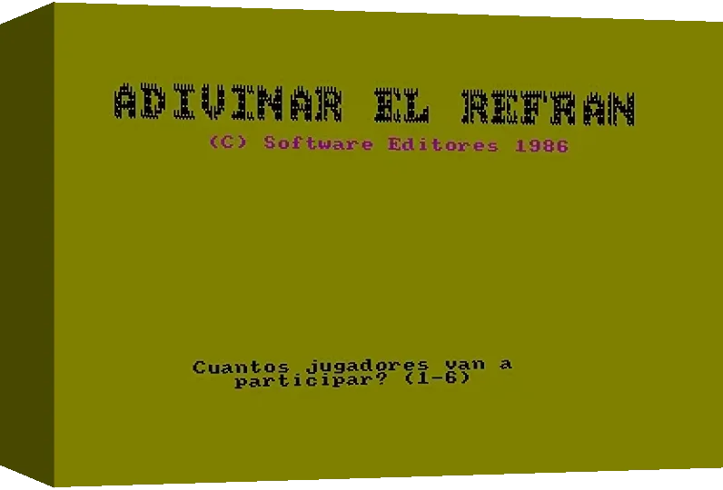 Adivinar El Refran — box-3D (WOR)