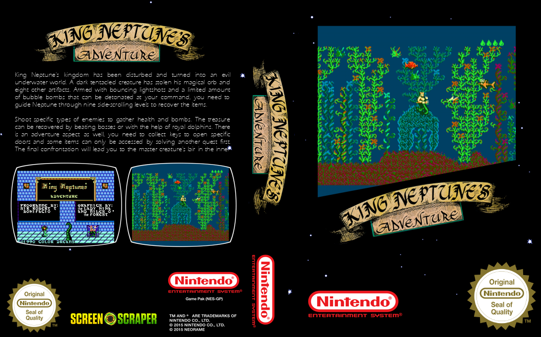 King Neptune's Adventure — box-texture (SS)