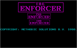 Enforcer, The box art