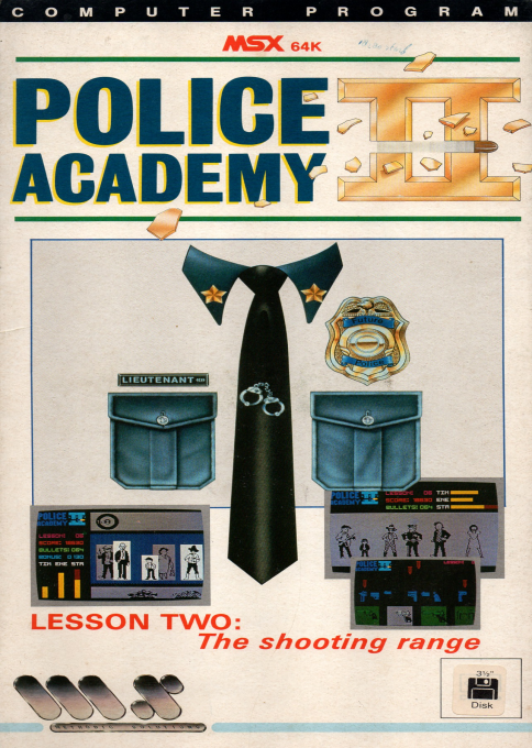 Police Academy 2 box art