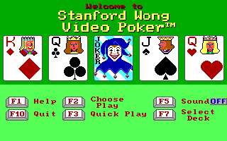 Stanford Wong Video Poker — sstitle (WOR)