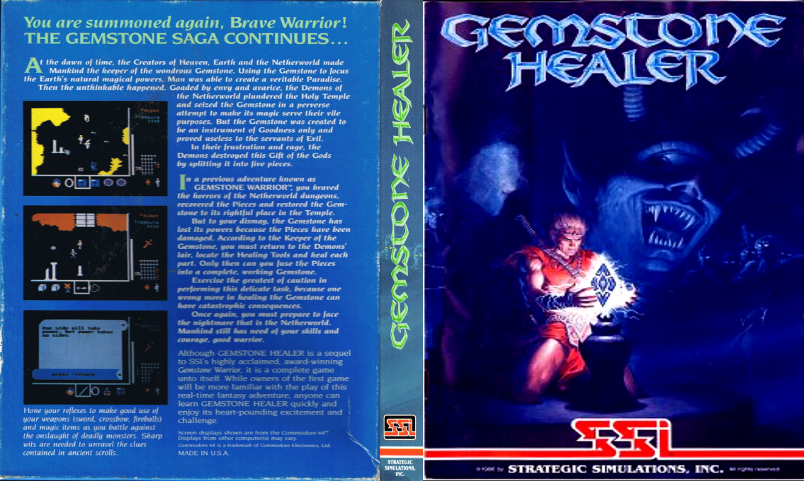 Gemstone Healer — box-texture (US)