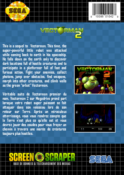 Vectorman 2 — box-2D-back (SS)