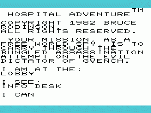 Hospital Adventure — sstitle (WOR)
