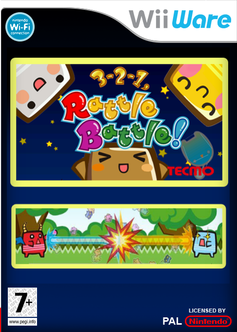 3-2-1, Rattle Battle! — box-2D (FR)