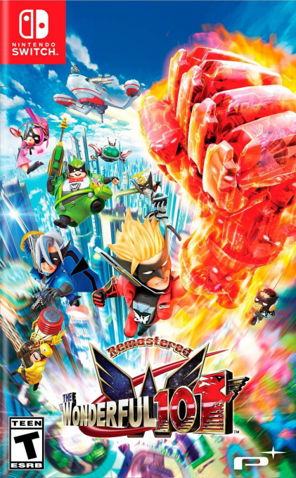 Wonderful 101 - Remastered, The box art