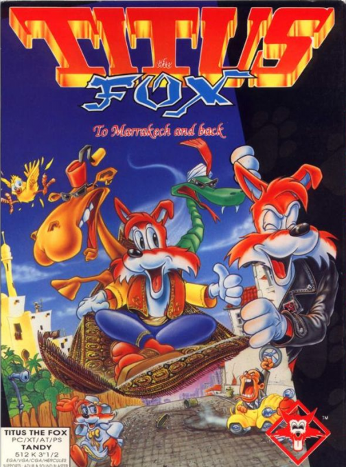 Titus The Fox - To Marrakech And Back box art
