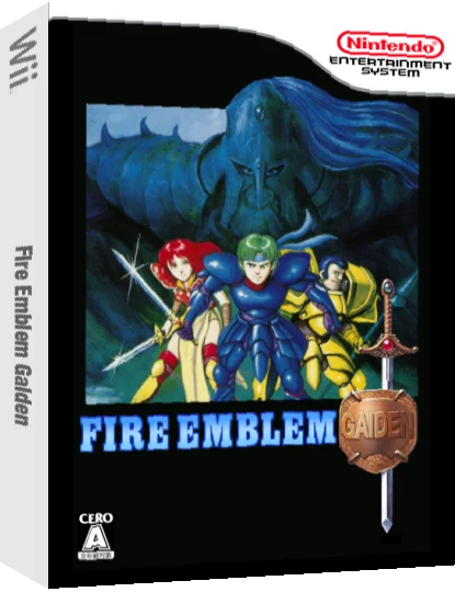 Fire Emblem Gaiden — box-3D (JP)