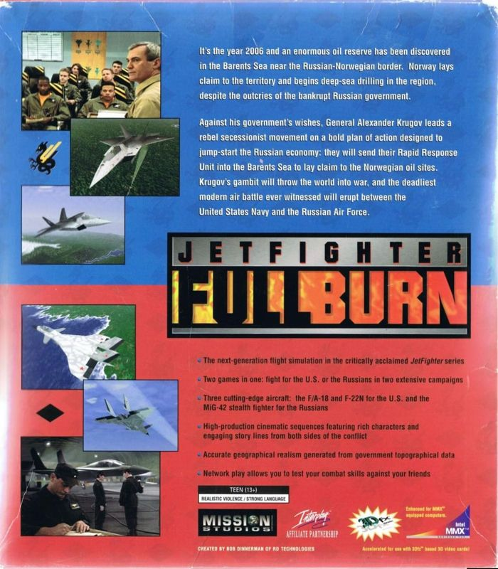 Jetfighter - Full Burn — box-2D-back (US)