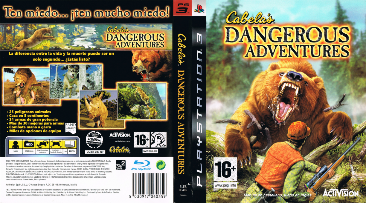 Cabela's Dangerous Adventures — box-texture (SP)