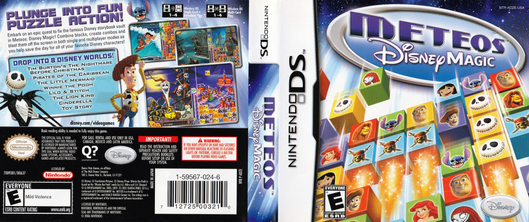 Meteos - Disney Magic — box-texture (US)