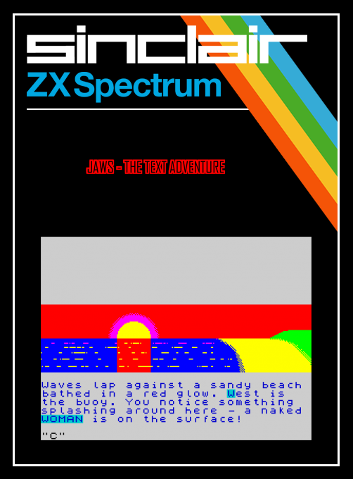 Jaws - The Text Adventure box art