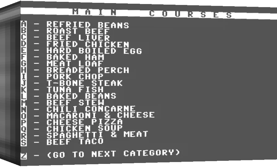 Plan a Menu — box-3D (WOR)
