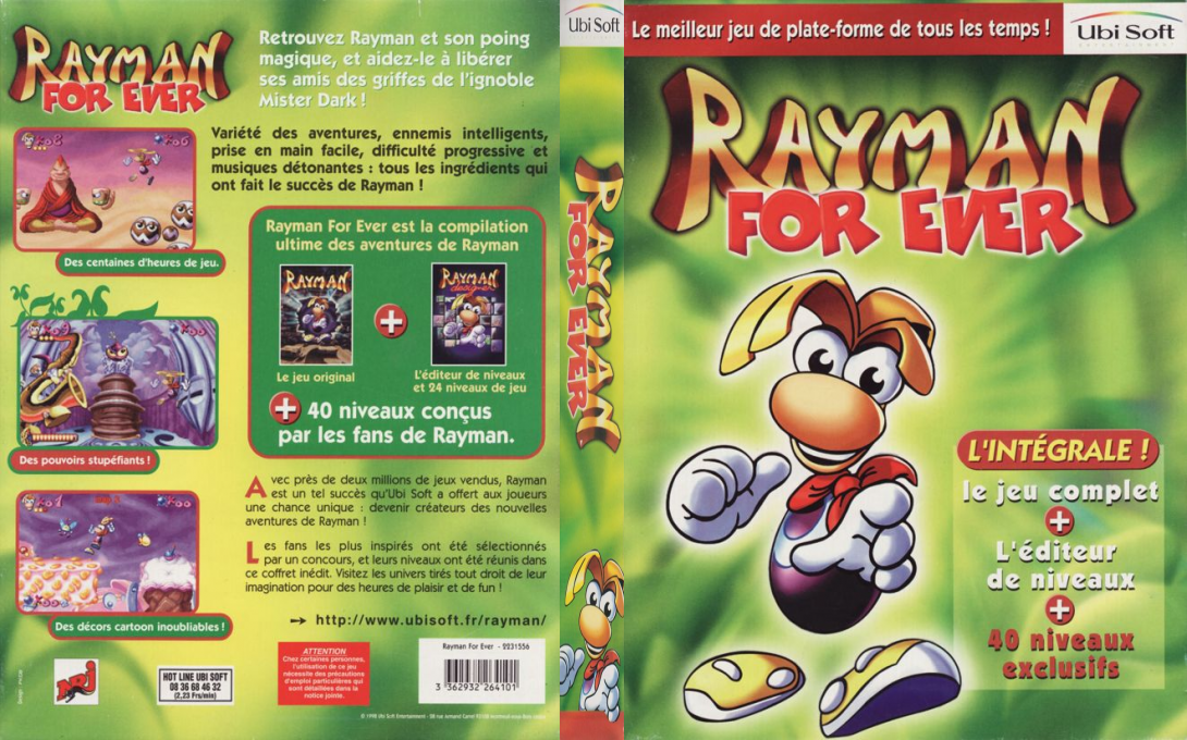 Rayman Forever — box-texture (FR)