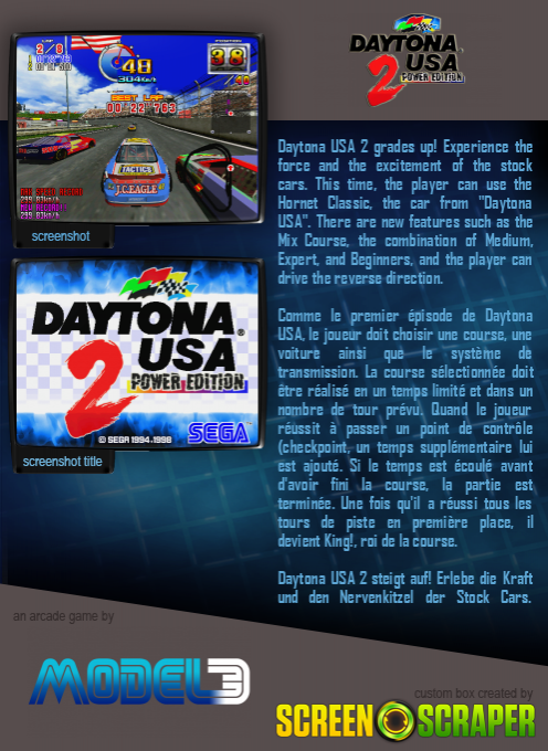 Daytona USA 2: Power Edition — box-2D-back (SS)