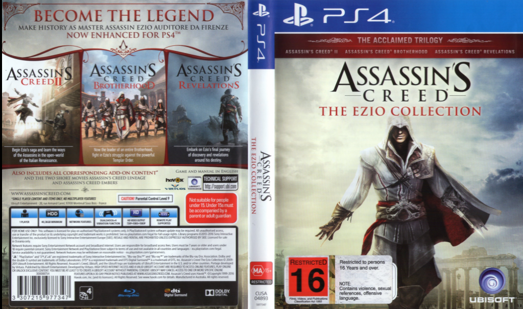 Assassin's Creed - The Ezio Collection — box-texture (AU)