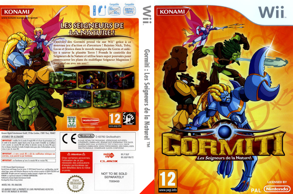 Gormiti - The Lords of Nature! — box-texture (FR)