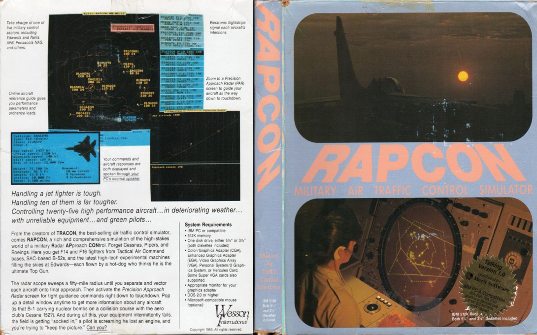 Rapcon - Military Air Traffic Control Simulator — box-texture (US)