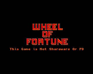 Wheel Of Fortune — sstitle (WOR)