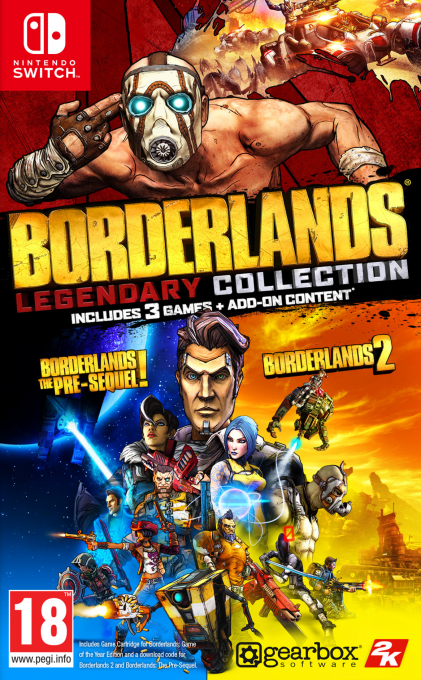Borderlands Legendary Edition — box-2D (EU)