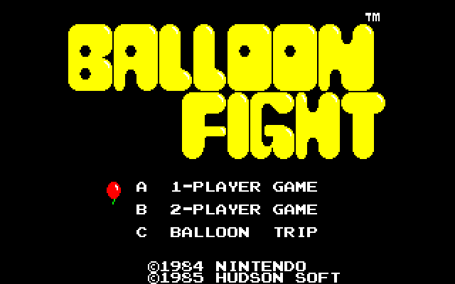 Balloon Fight — sstitle (WOR)