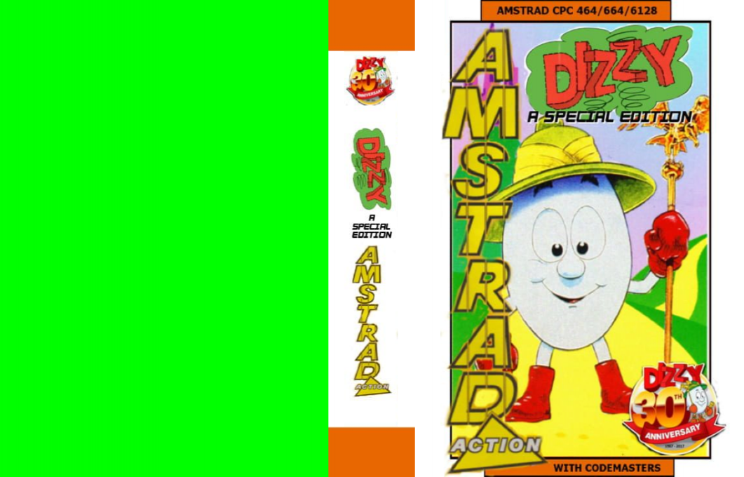 Dizzy - Amstrad Action Special Edition — box-texture (EU)