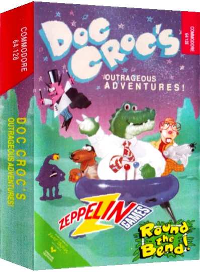 Round the Bend! - Doc Croc's Outrageous Adventures — box-3D (EU)