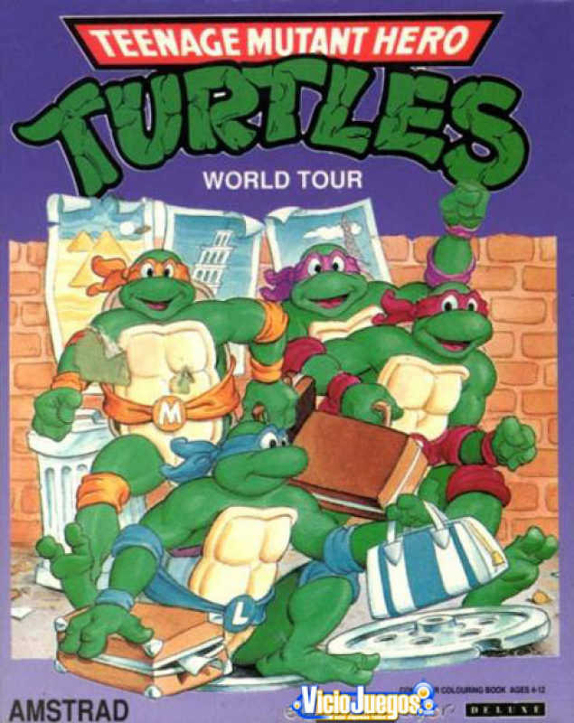 Teenage Mutant Hero Turtles World Tour box art