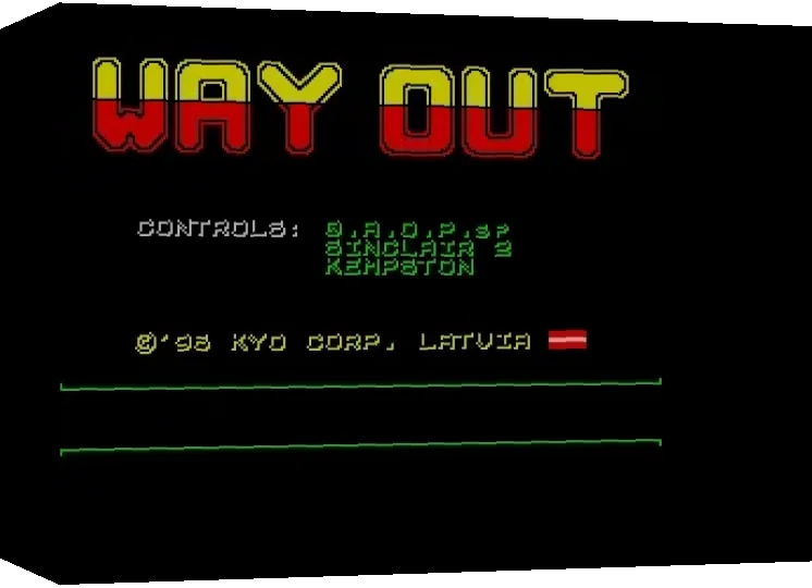 Way Out — box-3D (WOR)