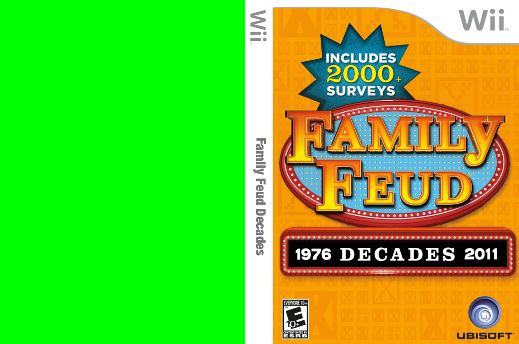 Family Feud - Decades — box-texture (US)