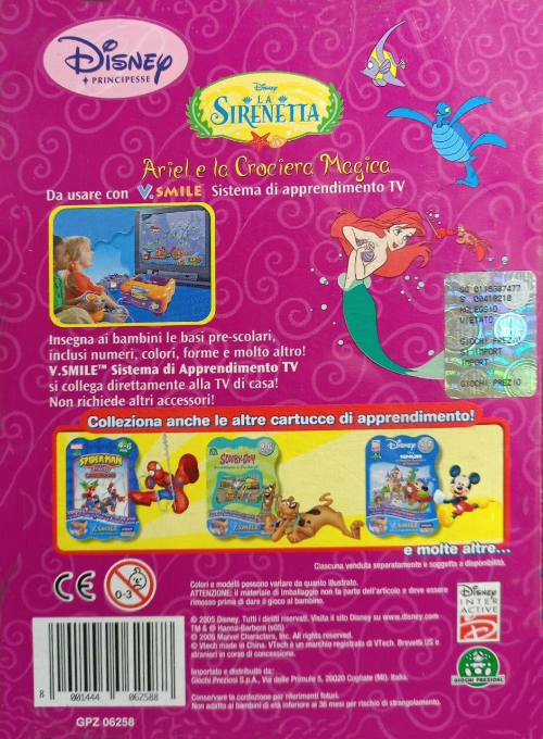 Little Mermaid - Ariel's Majestic Journey, The — box-2D-back (IT)
