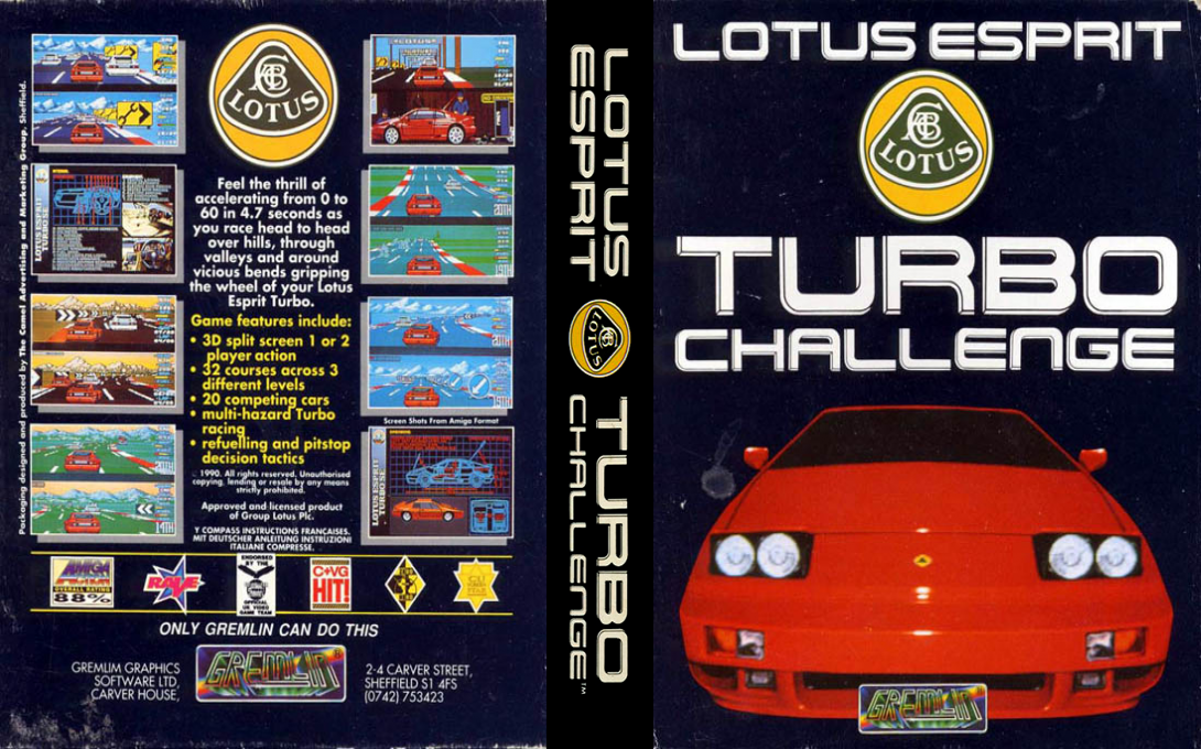 Lotus Esprit Turbo Challenge — box-texture (EU)